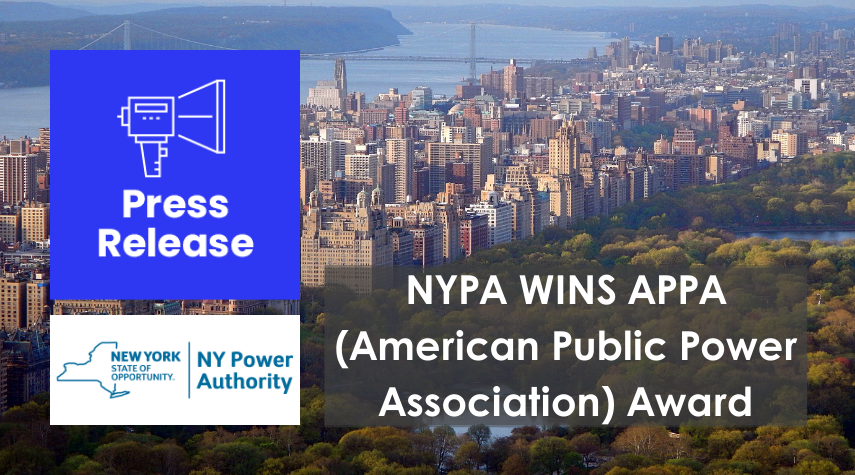 NYPA Wins American Public Power Association Award With PrismaPower